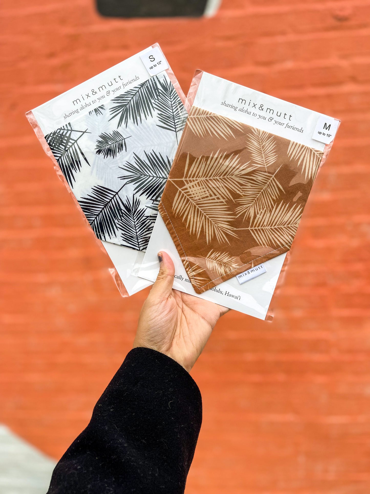 Palms Bandana- White