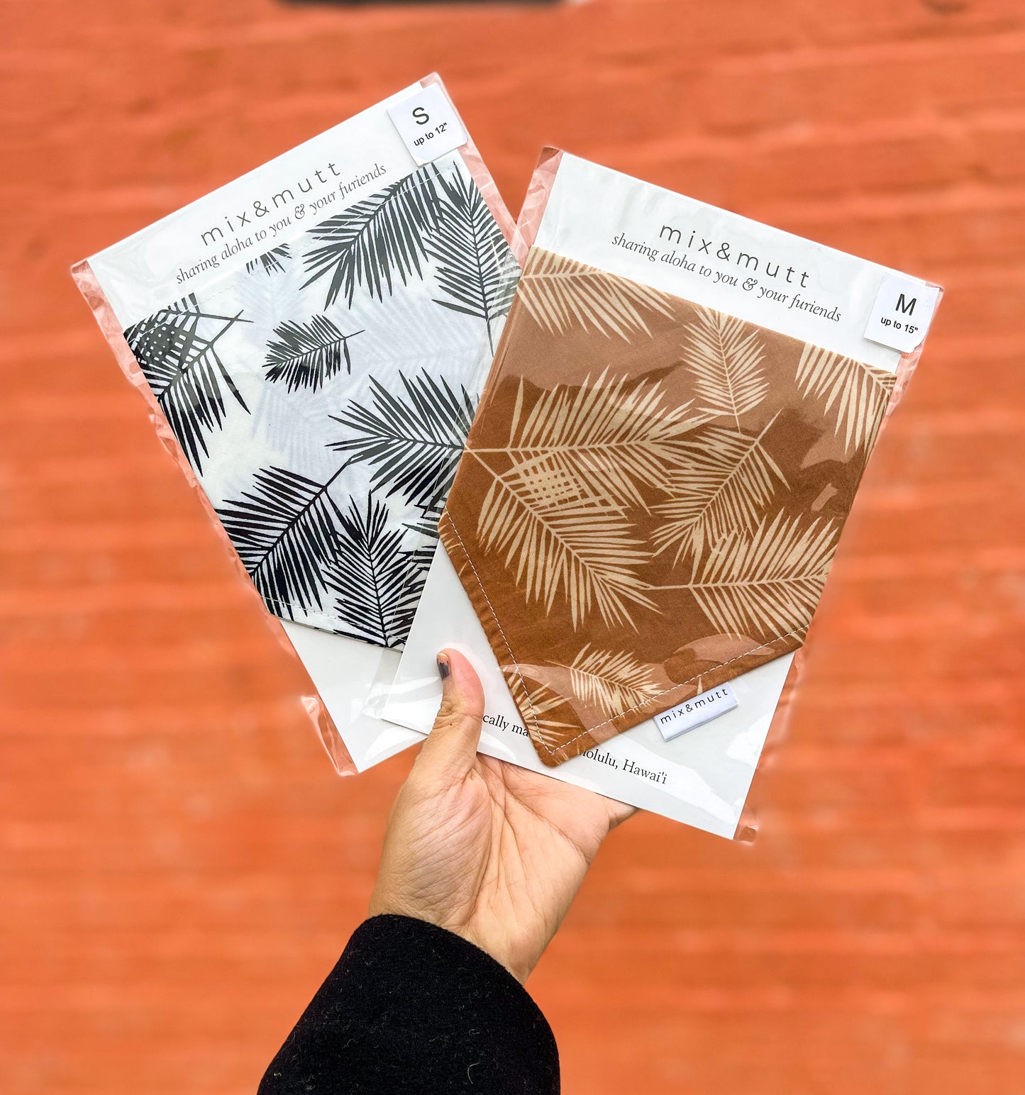 Palms Bandana -Taupe